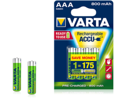 Acumulator Ni-MH Micro (AAA,R03) 1,2V 800mAh 56703 Varta