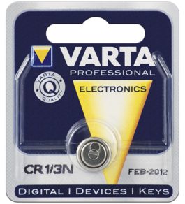 Baterie buton alcalina 6131 CR1/3N 3V 170mAh Varta