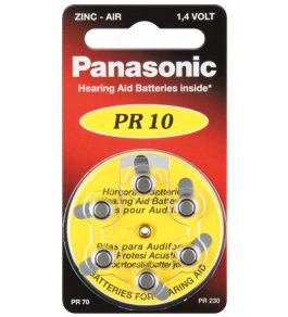 Baterie auditiva zinc-air 1,4V 100mAh V10 HA10 PR70 PR10 Panasonic