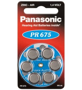 Baterie auditiva zinc-air 1,4V 650mAh V675 HA675 PR44 PR675 Panasonic