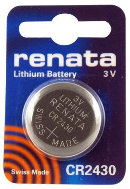 Baterie buton litiu CR2430 3V 285mAh Renata