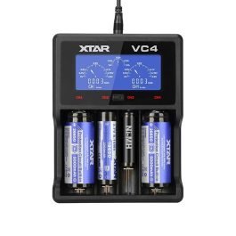 Incarcator Li-Ion/Ni-MH/Ni-Cd 10440/14500/14650/16340/17500/17670/18350/18490/18500/18650/18700/22650/25500/26650/32650 3.6V/3.7V Li-ion si AAAA/AAA/AA/A/SC/C/D