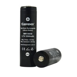 Acumulator Li-ion 3.7V 2500mAh KeepPower 18650 terminal cu varf, button top