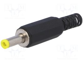 Mufa DC tata cu protector de cablu 4,0x1,7mm