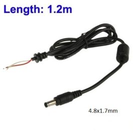 Cablu alimentare DC pentru notebook/laptop HP cu mufa 4,8x1,7mm 1,2m 90W