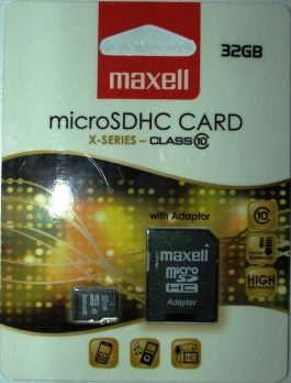 Card memorie 32GB microSDHC cu adaptor pentru SD
