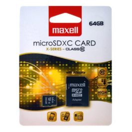 Card memorie 64GB microSDHC Clasa 10 cu adaptor pentru SD