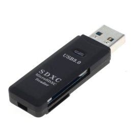 Cititor extern de carduri USB 3.0 max. 128Gb SD/SDHC, Micro SD/SDHC, TFlash
