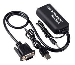 Convertor VGA tata+audio la HDMI A mama