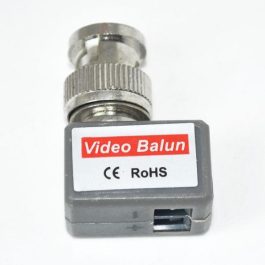 Video balun pentru transmisie semnal video prin cablu UTP, FTP torsadat, pentru CCTV
