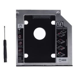 Rack (adaptor) 9,5mm DVD slim SATA caddy la 2.5" SATA HDD