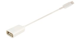 Cablu USB 0,1m A mama la Apple Lightning cu functie OTG, max. IOS 11