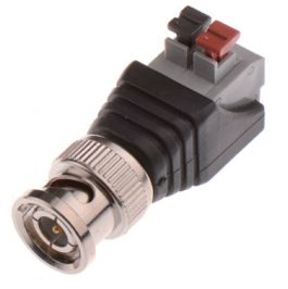 Mufa BNC tata pentru CCTV (supraveghere) cu clipp