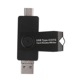 Cititor extern de carduri 3 in 1 pentru Micro SD/SDHC, T-Flash cu functie OTG