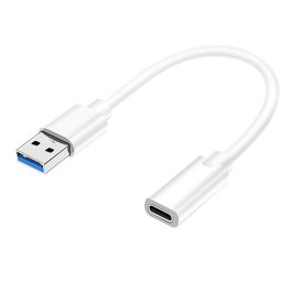 Cablu USB 3.0 A tata la USB-C (USB3.1) mama, alb