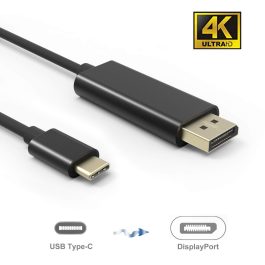 Cablu semnal de la USB-C (USB3.1) tata la Displayport (DP) tata, 1,8m