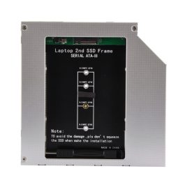Rack (adaptor) slim DVD SATA3 caddy la M.2 NGFF (2230,2242,2260,2280) SSD 9.5mm