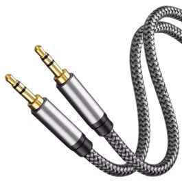 Cablu audio Jack 3.5mm stereo tata la 3.5mm stereo tata 2m