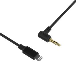 Cablu Iphone Lightning la mufa audio Jack 3,5mm cotit tata, Casti/Boxe/Auto audio, 50cm
