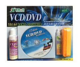 Set CD cu solutie de curatat unitate CD si DVD si burete+solutie pentru curatat suprafata CD si DVD