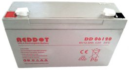 Acumulator plumb acid RedDot 6V 12Ah (Faston 187 - 6.4mm)