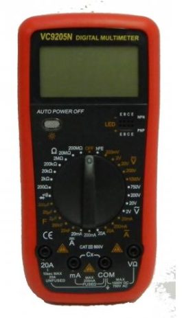 Multimetru digital DT9205A cu 8 functii