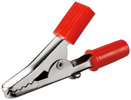 Clip crocodil rosu,lungime 55mm