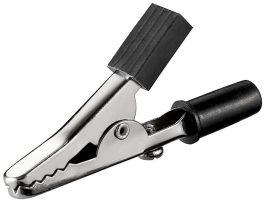 Clip crocodil negru,lungime 55mm