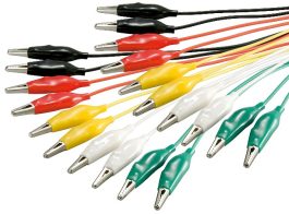 Set crocodil, 10 bucati, cu cablu 480mm