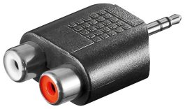 Adaptor audio 3,5mm Jack stereo tata la 2 x RCA mama