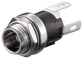 Mufa DC mama 5,5x2,5mm montabil pe panou