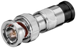Mufa BNC tata compresie pentru cablu RG6 75 Ohm
