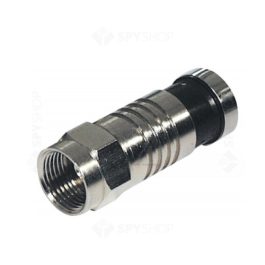 Mufa F tata tip compresie pentru cablu cu exterior pana la 7,0mm