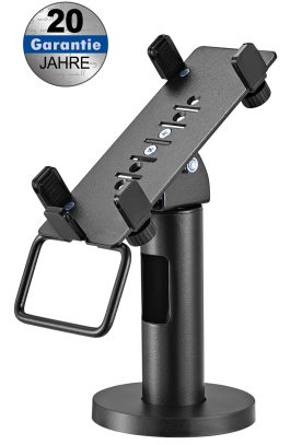 Suport universal pentru POS, Terminal de plati, montabil pe masa, rotabil 360°, inclinare pana la +- 45°