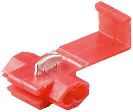 Conector rapid pentru cabluri 0,5-1,5mm2, rosu
