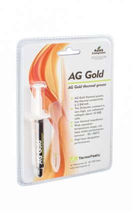 Pasta termoconductoare 3gr. pt. temperaturi -30°C + 300°C conductivitate termica: 2.80 W/m.K.