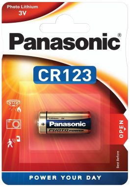 Baterie litiu CR123A 3V Panasonic