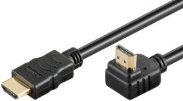 Cablu HDMI 3m HS (viteza inalta) HDMI tata la HDMI tata un capat cotit 90° V1.4