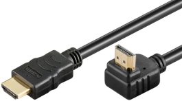 Cablu HDMI 5m HS (viteza inalta) HDMI tata la HDMI tata un capat cotit 90° V1.4
