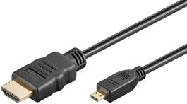 Cablu HDMI 2m HS (viteza inalta) HDMI tata la micro HDMI tata V1.4