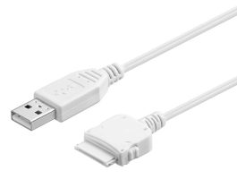 Cablu de date si incarcare USB 1,2m Apple iPhone4S,iPad 1-2-3,iPod, alb