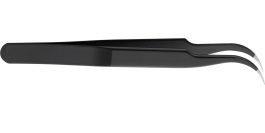 Penseta precizie ESD, varf curbat, antistatica, antimagnetica ZD-156F