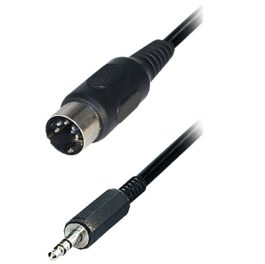 Cablu audio 1,5m  3.5mm jack tata la 5 pin DIN tata