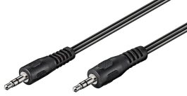 Cablu audio 2,5m 3,5mm Jack stereo tata la 3,5mm Jack stereo tata