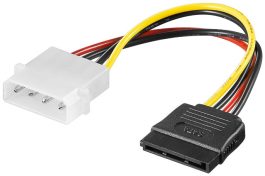 Cablu alimentare Molex 4 pini 5.25 tata la SATA mama