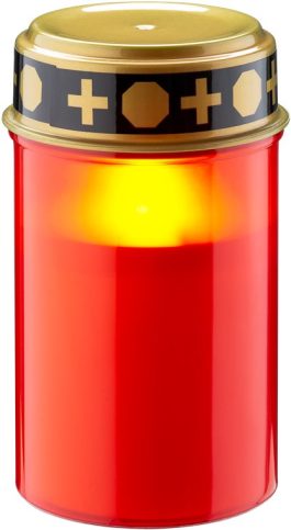 Lumanare LED candela rosie