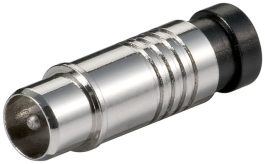 Mufa coax tata tip compresie pentru cablu cu exterior pana la 7,0mm