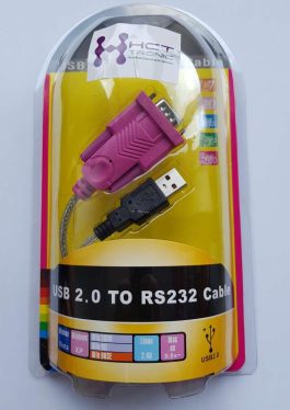 Convertor USB 2.0 1,5m USB A tata la RS232(serial) 9 pini D-SUB tata