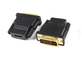 Adaptor HDMI A mama la DVI-D (24+1, dual link) tata