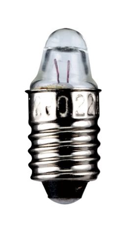 Bec E10 2,2V 0,25A cu lentila